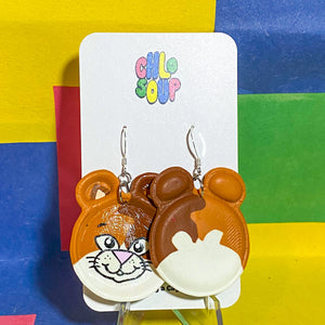 Calico Zoo Pal Inspired Earrings
