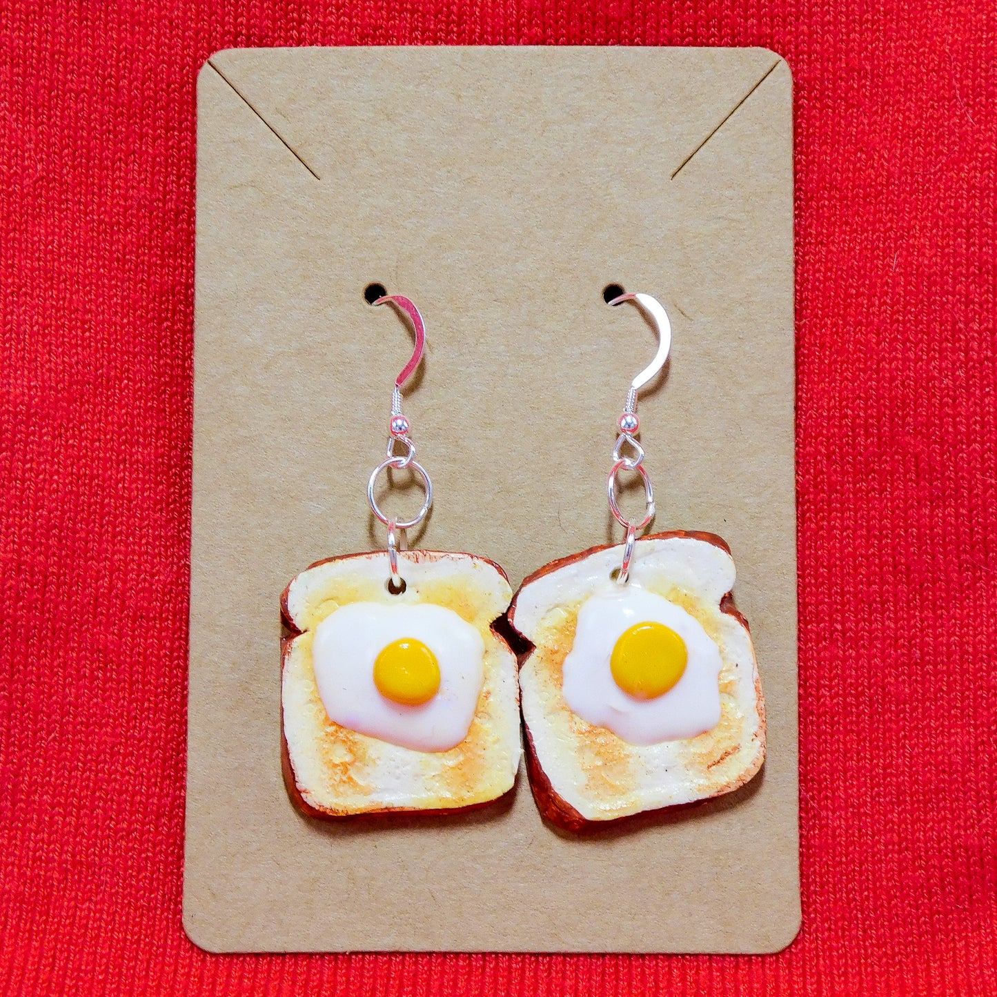 Eggy Toast Earrings