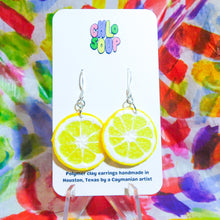 Load image into Gallery viewer, Lemon Slice Earrings