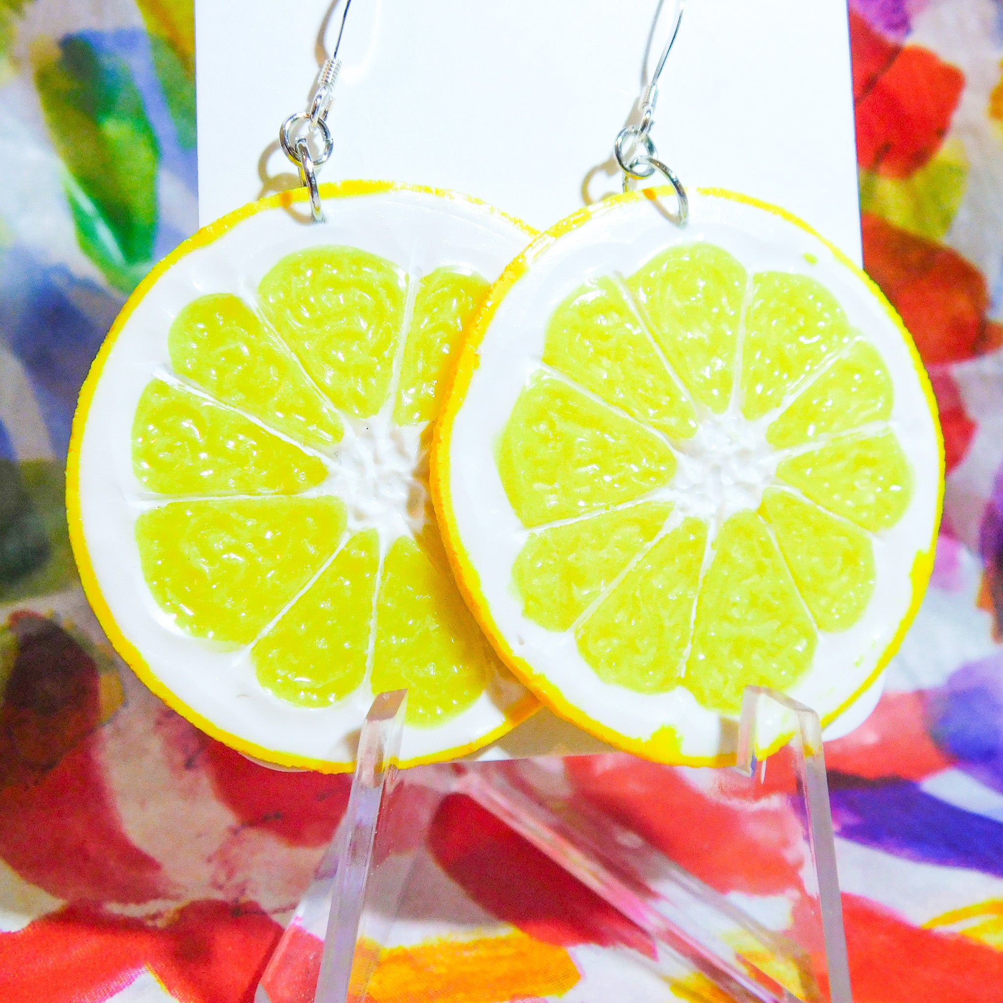 Lemon 2025 wedge earrings