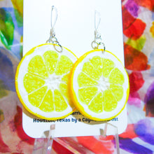 Load image into Gallery viewer, Lemon Slice Earrings