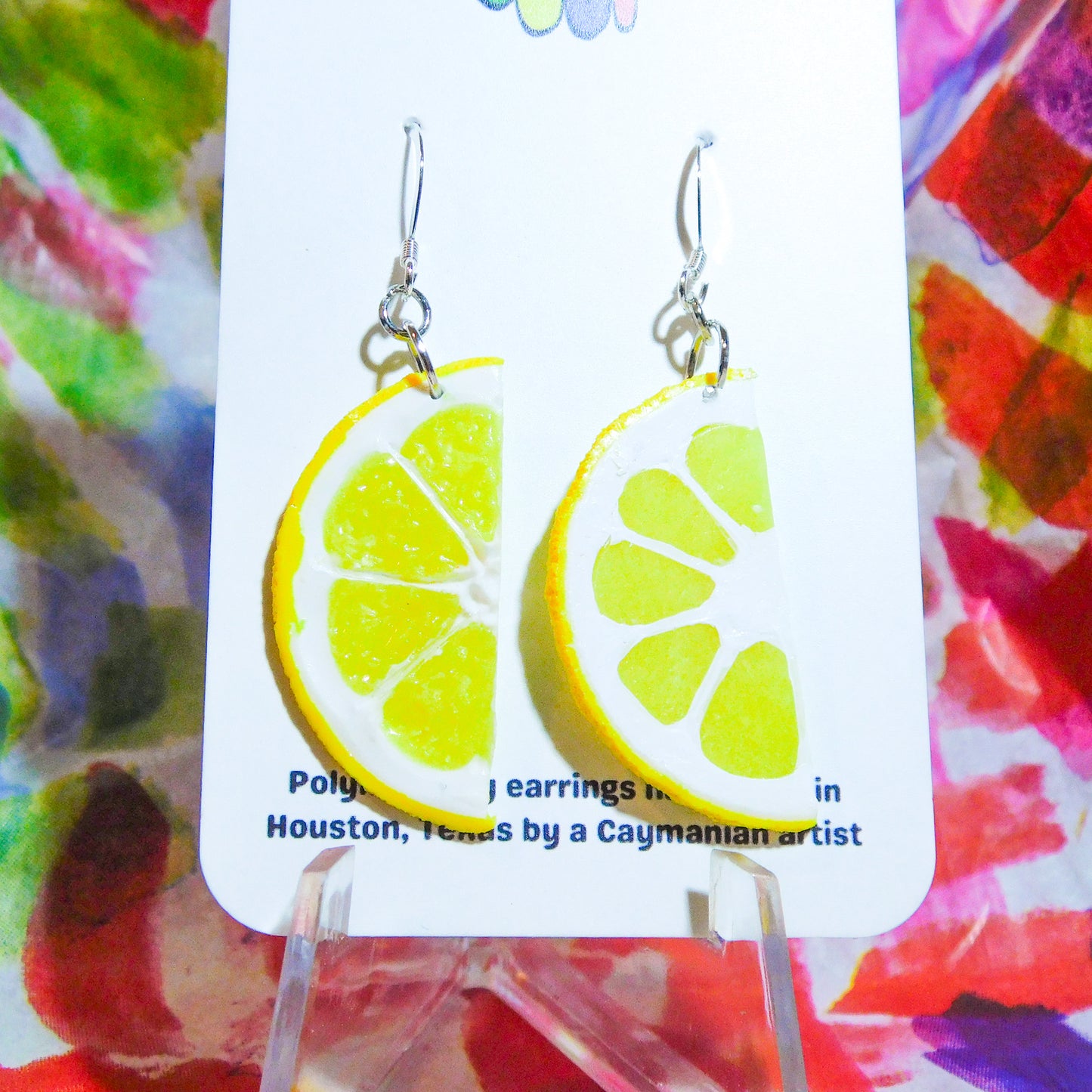 Lemon Half Slice Earrings