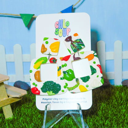 Square Garden Veggie Slabs