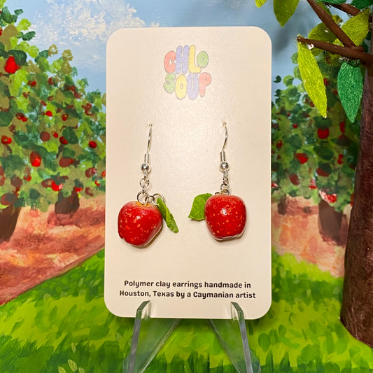 Gala Apple Earrings