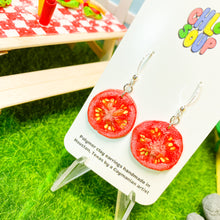 Load image into Gallery viewer, Mini Tomato Slice Earrings