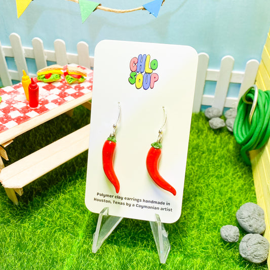 Mini Chili Pepper Earrings