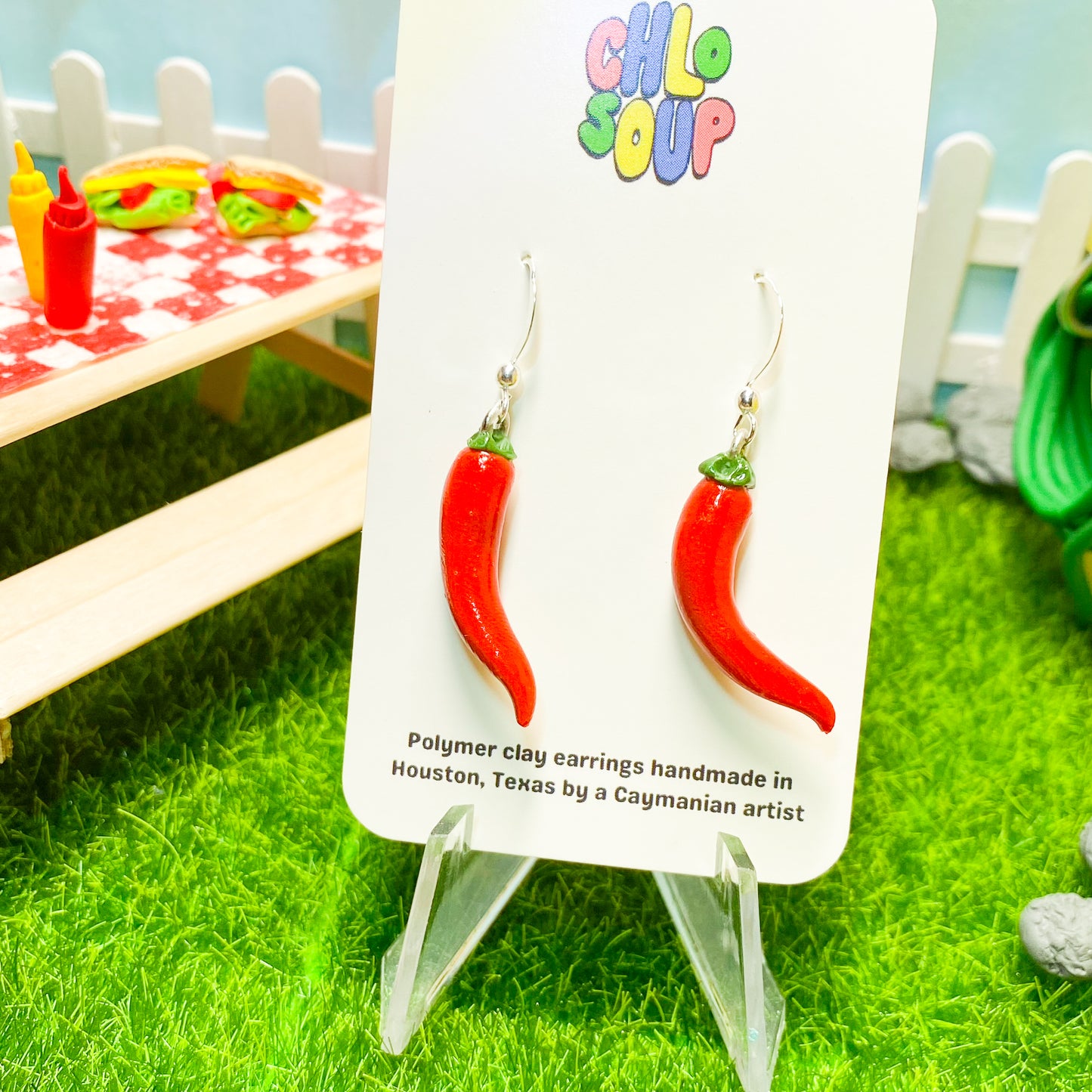 Mini Chili Pepper Earrings