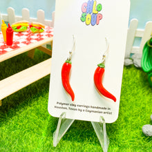 Load image into Gallery viewer, Mini Chili Pepper Earrings