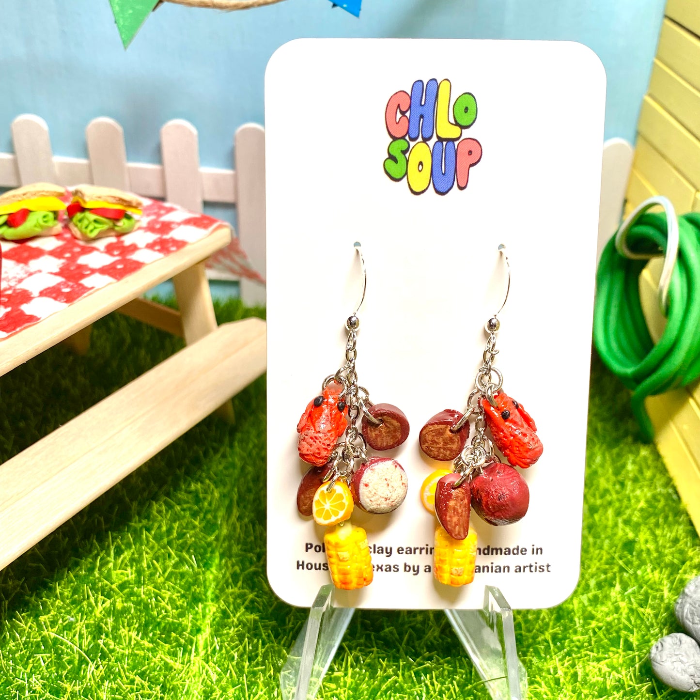 Crawfish Boil Earrings