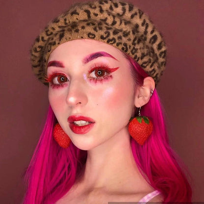 Squishy Strawberry Earrings