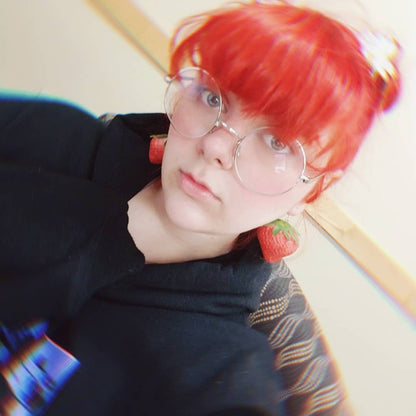 Squishy Strawberry Earrings