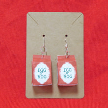 Load image into Gallery viewer, Egg Nog Carton Earrings