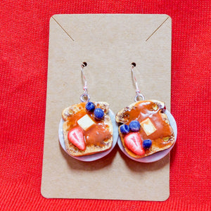 French Toast Earrings