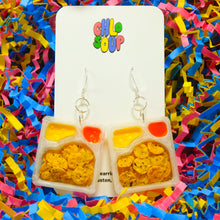 Load image into Gallery viewer, Nacho Lunchable Tray Earrings