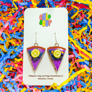 Blackberry Lemon Tart Earrings