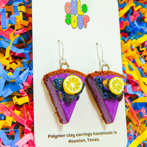 Blackberry Lemon Tart Earrings