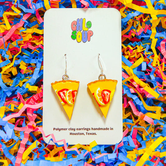 Strawberry Lemon Cheesecake Earrings