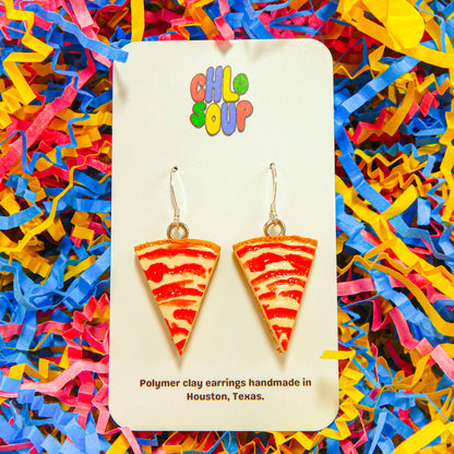 Strawberry Swirl Cheesecake Earrings