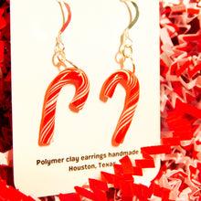 Load image into Gallery viewer, Candy Cane Earrings