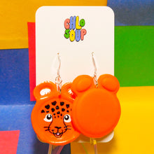 Load image into Gallery viewer, Cheetah Zoo Pal Inspired Earrings