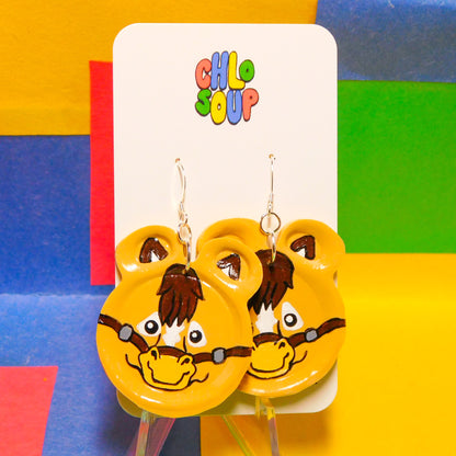 Horse Zoo Pal Inspired Earrings