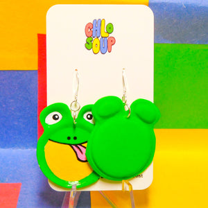 PREORDER - Frog Zoo Pal Inspired Earrings