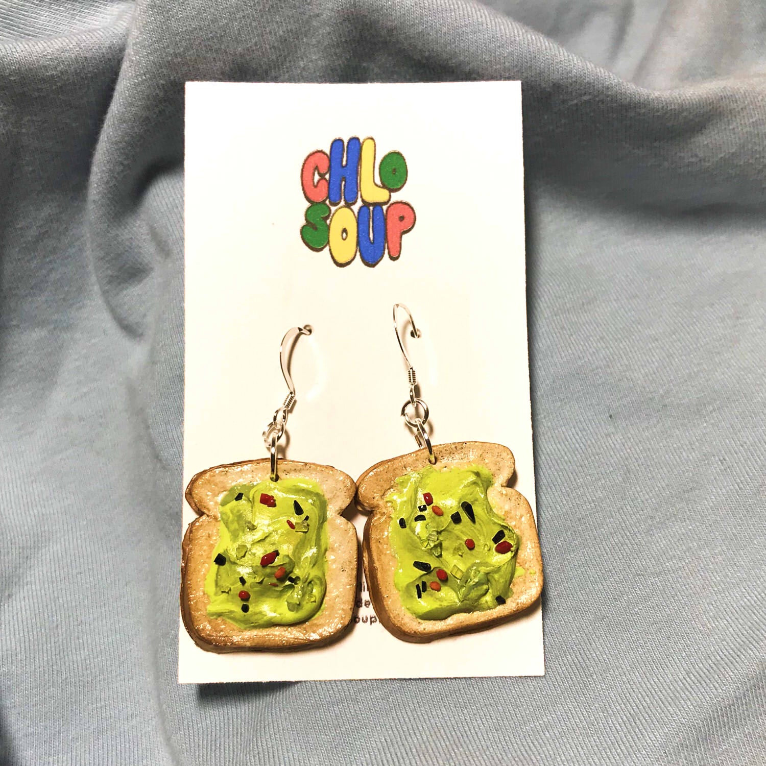 Avocado hot sale toast earrings